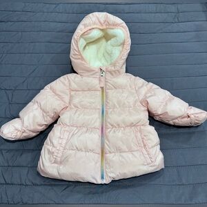 Wonder Nation Puff Coat Metalic Zipper
